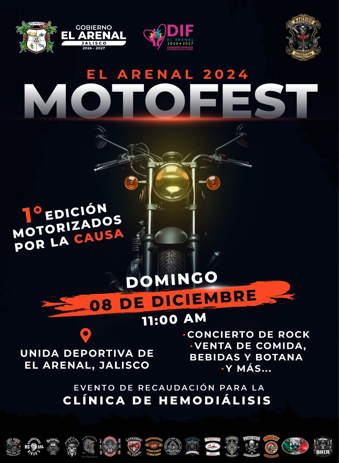 motofest el arenal 2024, morotizados por la causa